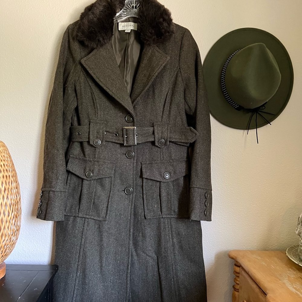 Army Green Pea Coat